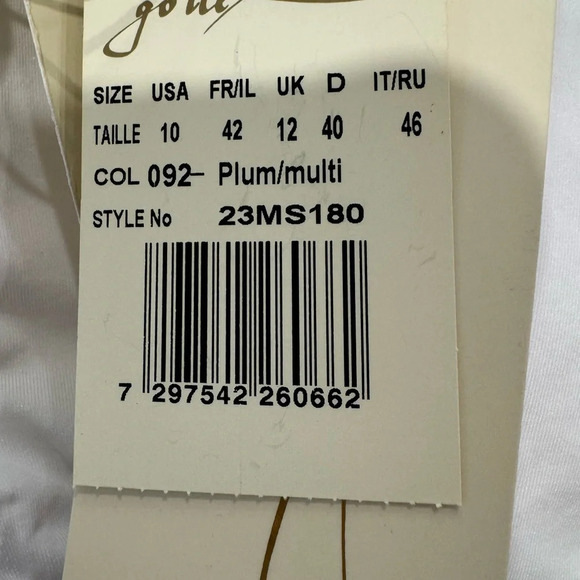 GOTTEX MOROCCAN SKY MASTECTOMY HIGH NECK ONE PIECE SWIMSUIT Sz : 10 - Picture 9 of 9